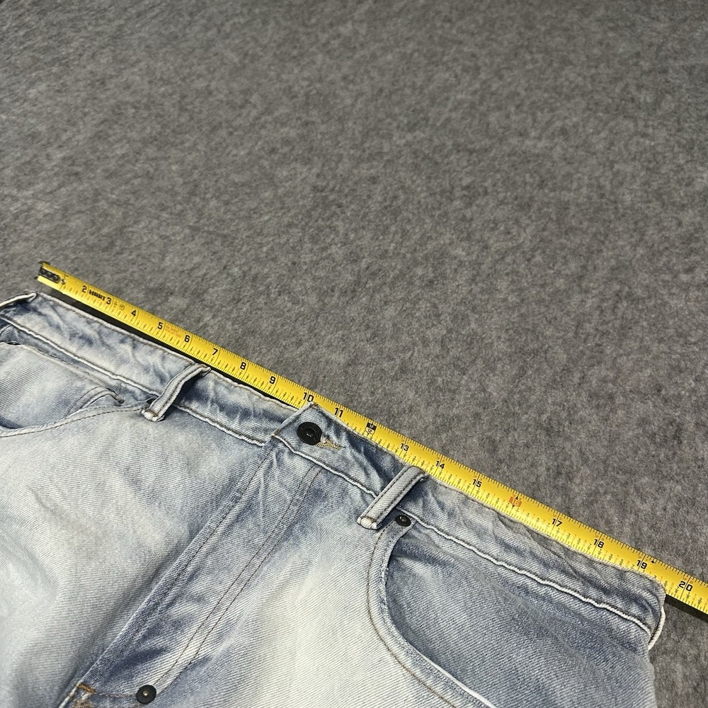 PRPS Men's Barracuda Hiroshima Jeans 100% Cotton Button Fly Indigo - Size 38x34 - Picture 14 of 16